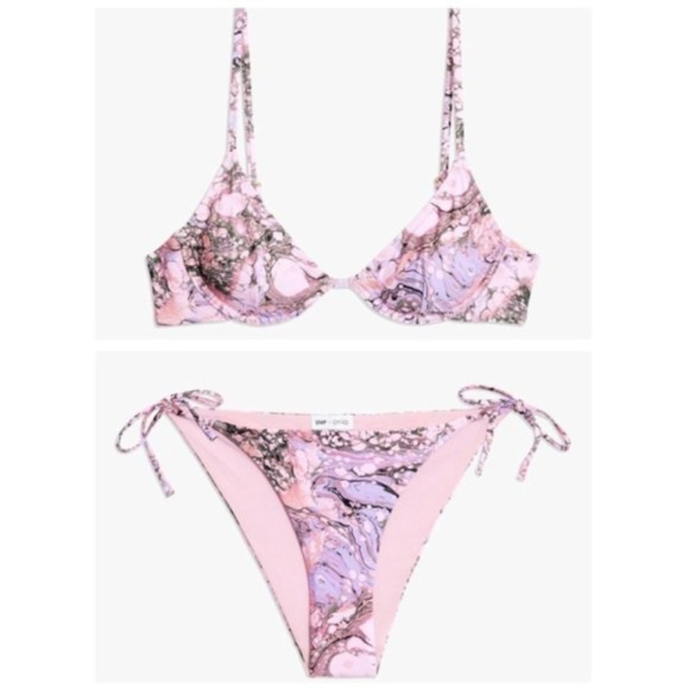DVF x Onia Pink Bikini Set NWT